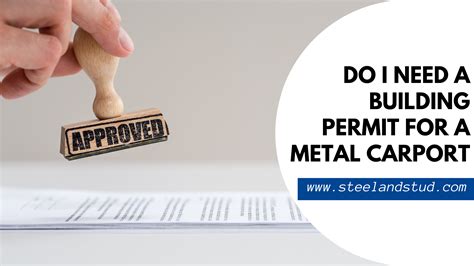 metal carport foundation permit